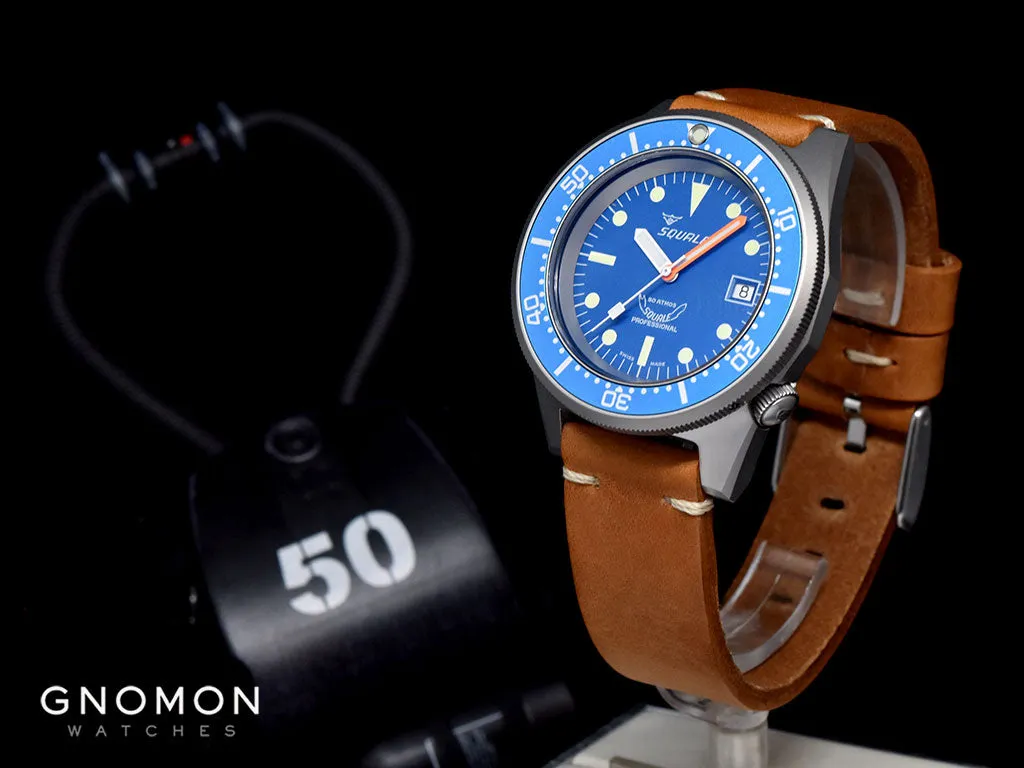 1521 Blue Blasted Leather