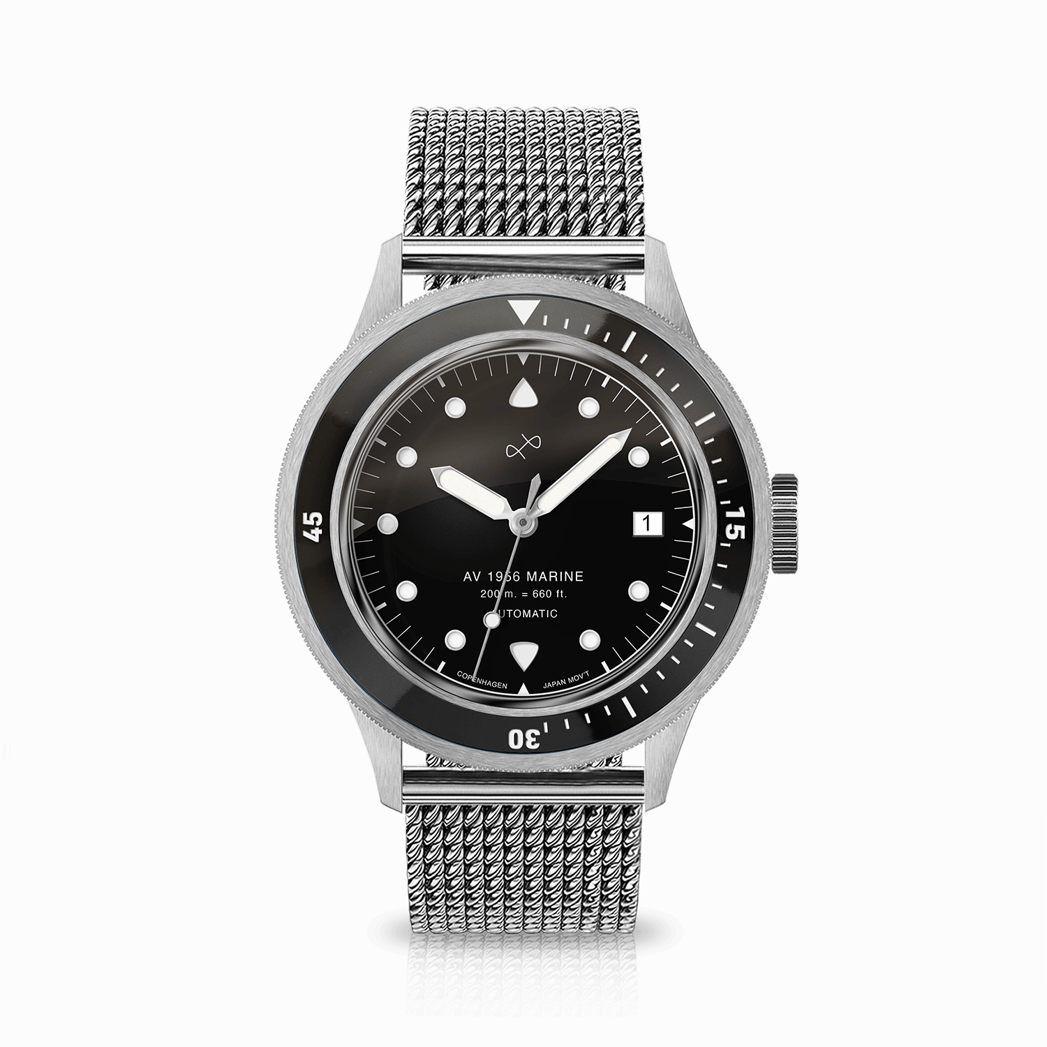 1956 Marine Automatic. Steel / Black