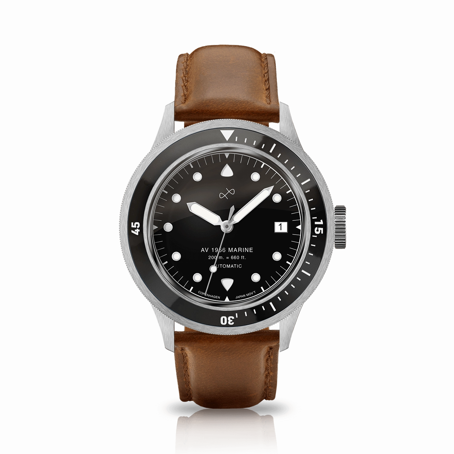 1956 Marine Automatic. Steel / Black