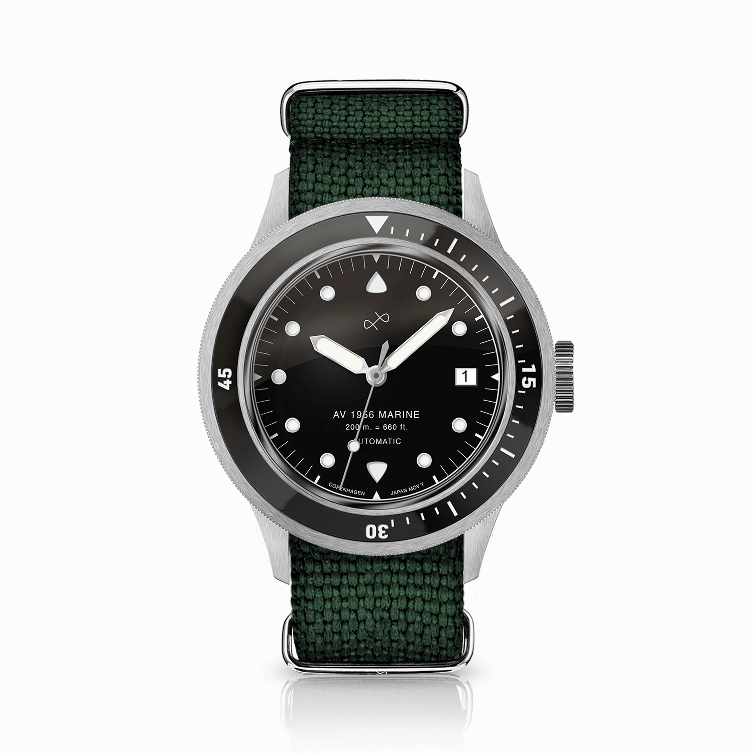 1956 Marine Automatic. Steel / Black