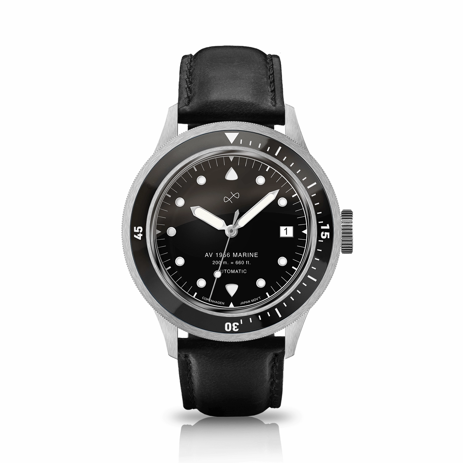 1956 Marine Automatic. Steel / Black