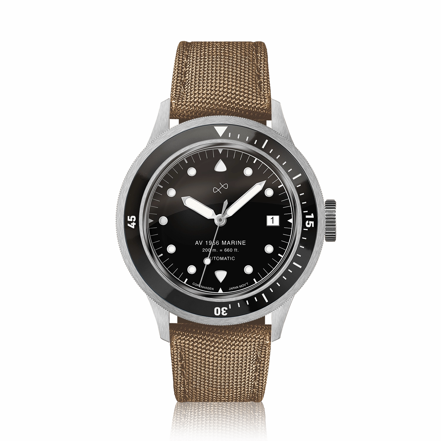 1956 Marine Automatic. Steel / Black