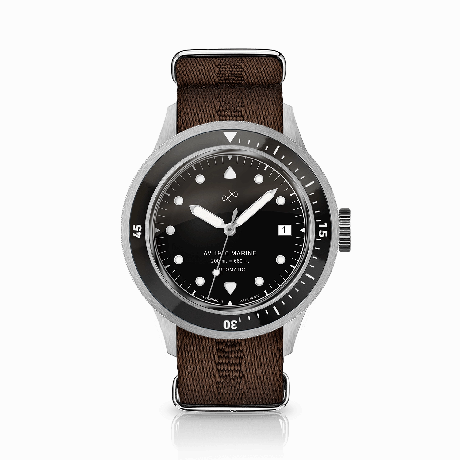 1956 Marine Automatic. Steel / Black