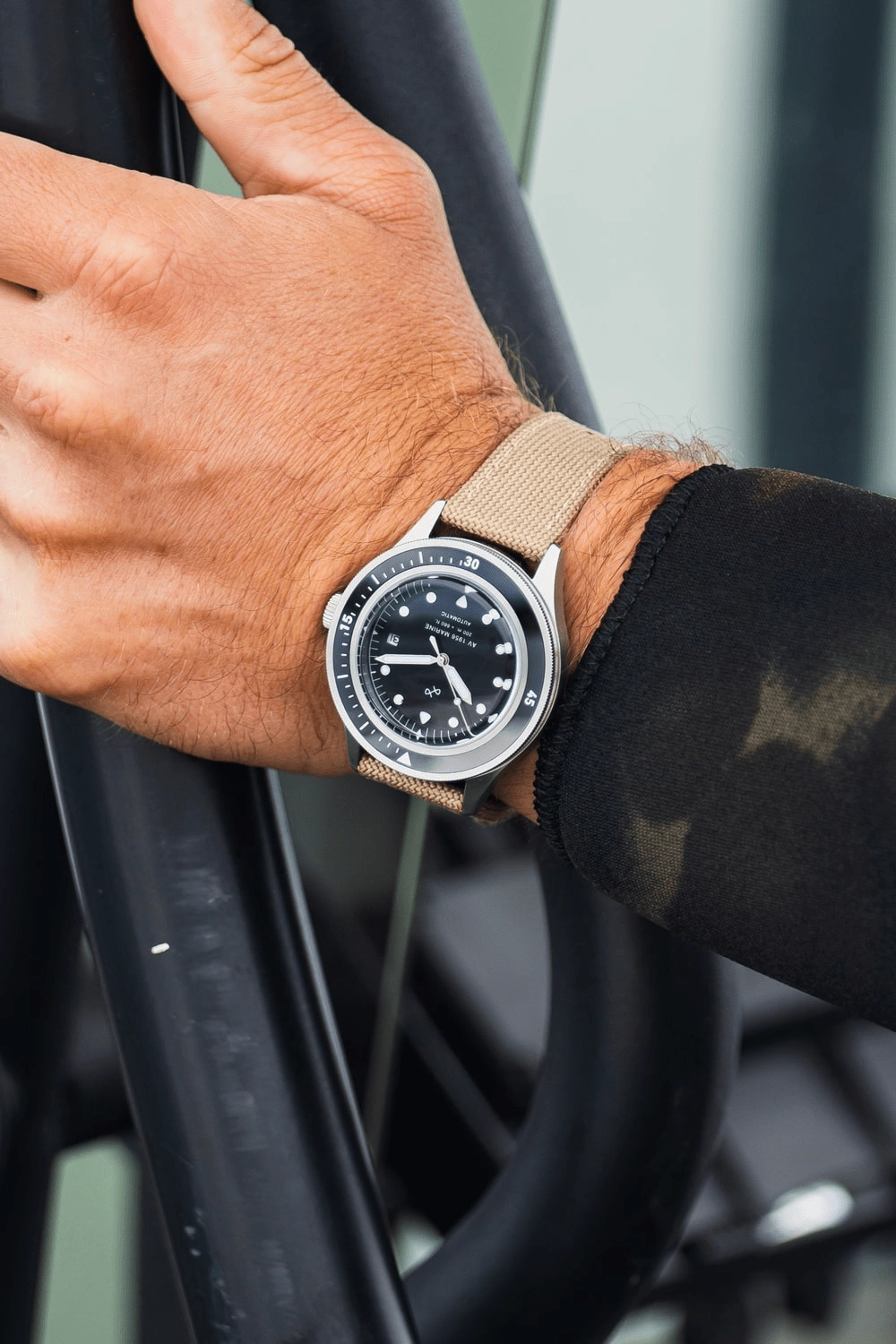 1956 Marine Automatic. Steel / Black