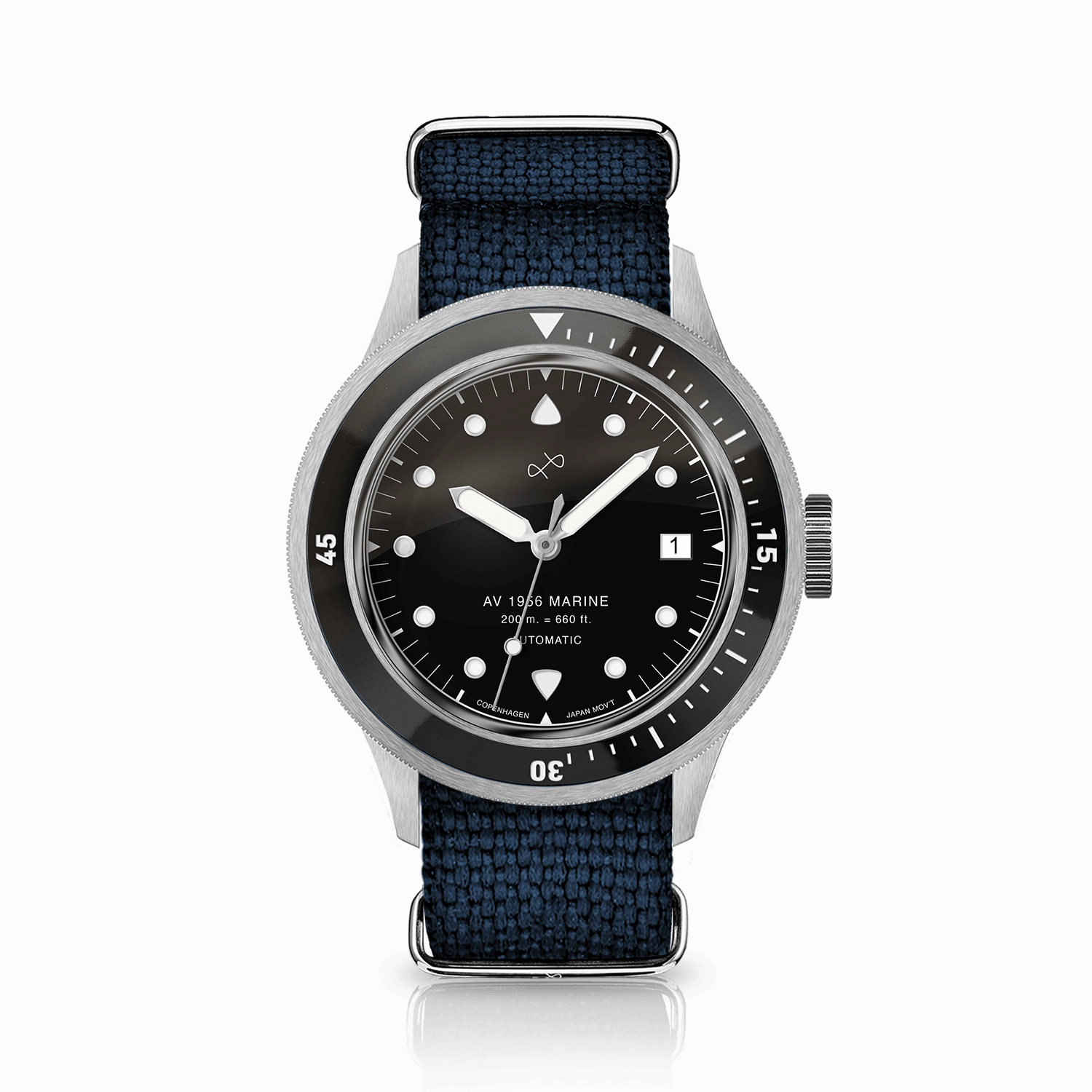 1956 Marine Automatic. Steel / Black