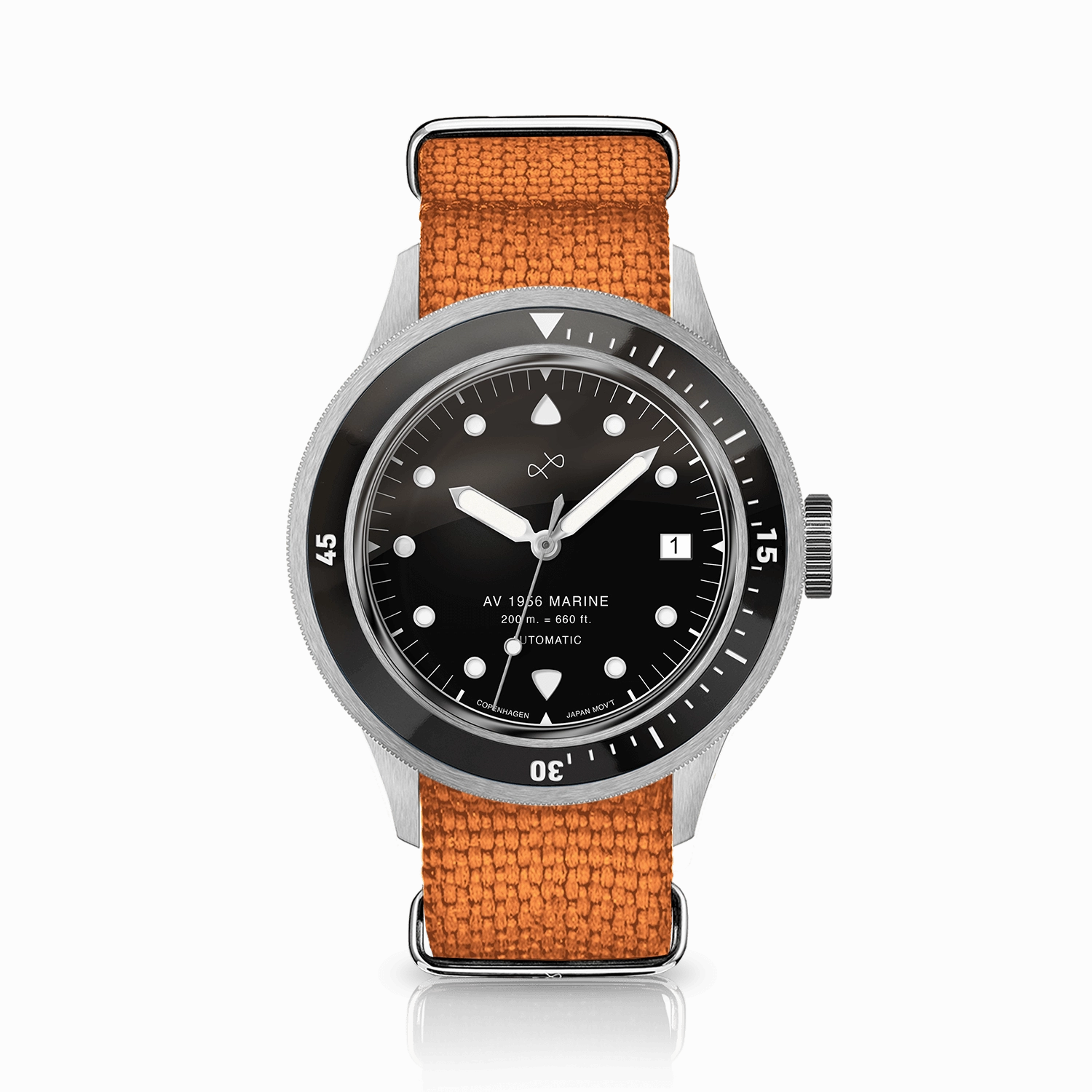 1956 Marine Automatic. Steel / Black