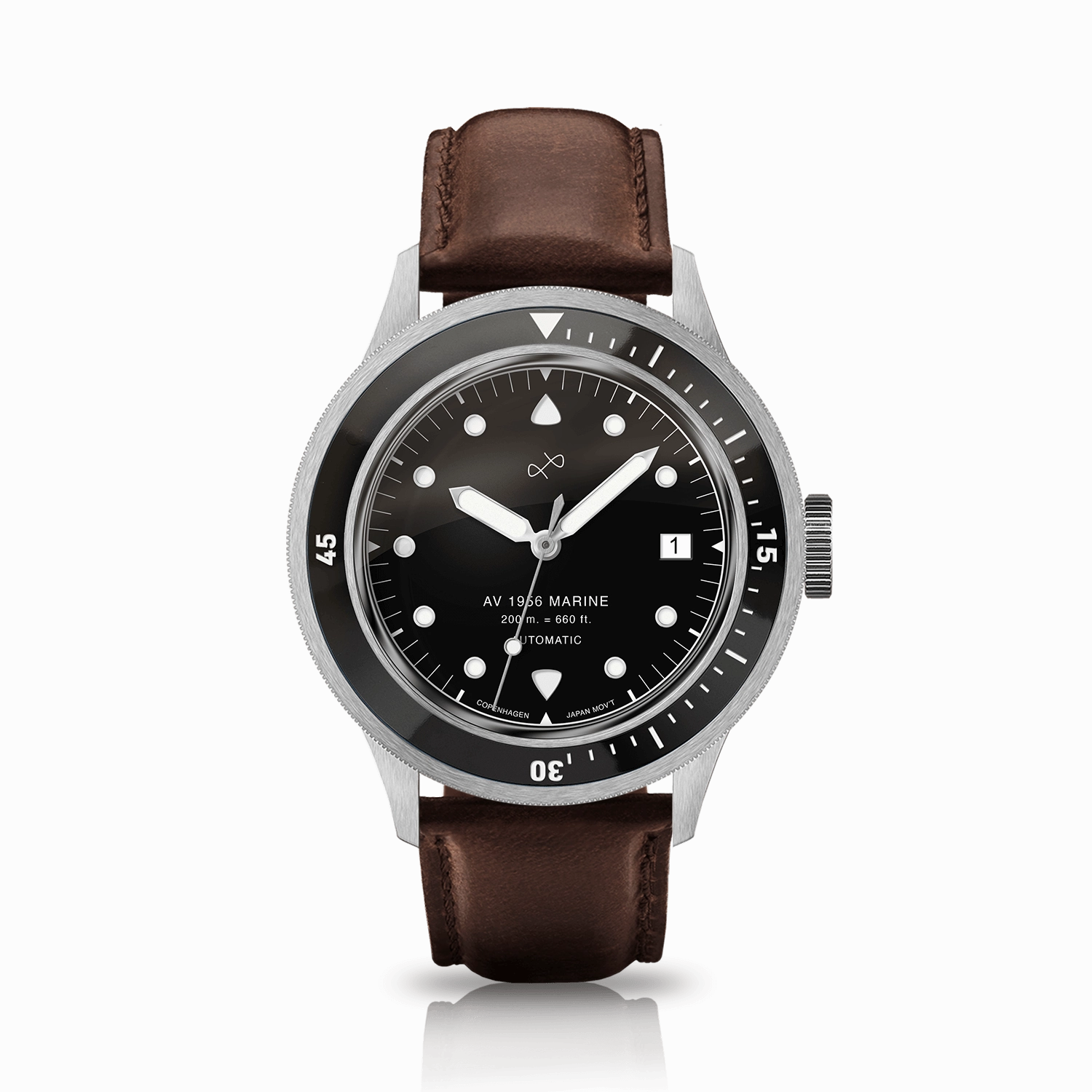 1956 Marine Automatic. Steel / Black