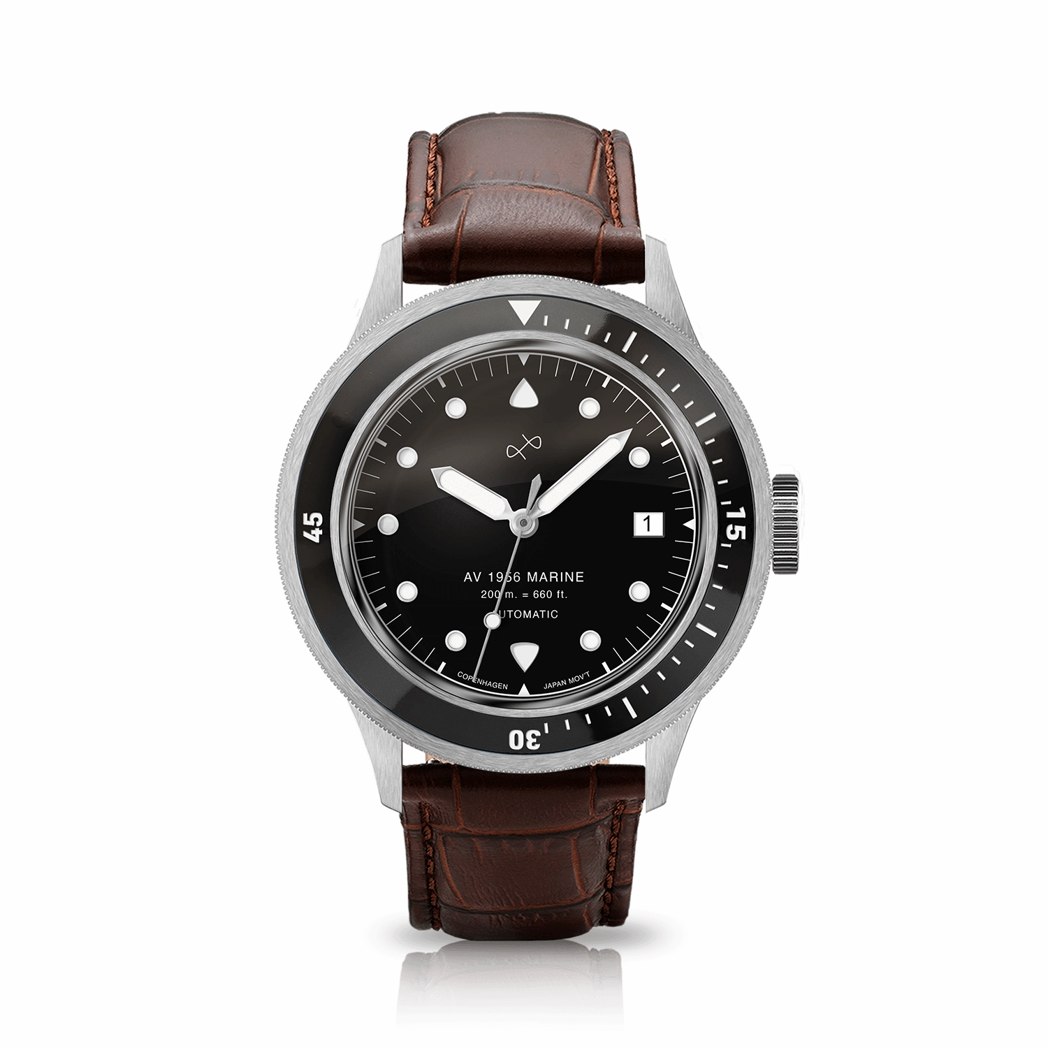 1956 Marine Automatic. Steel / Black