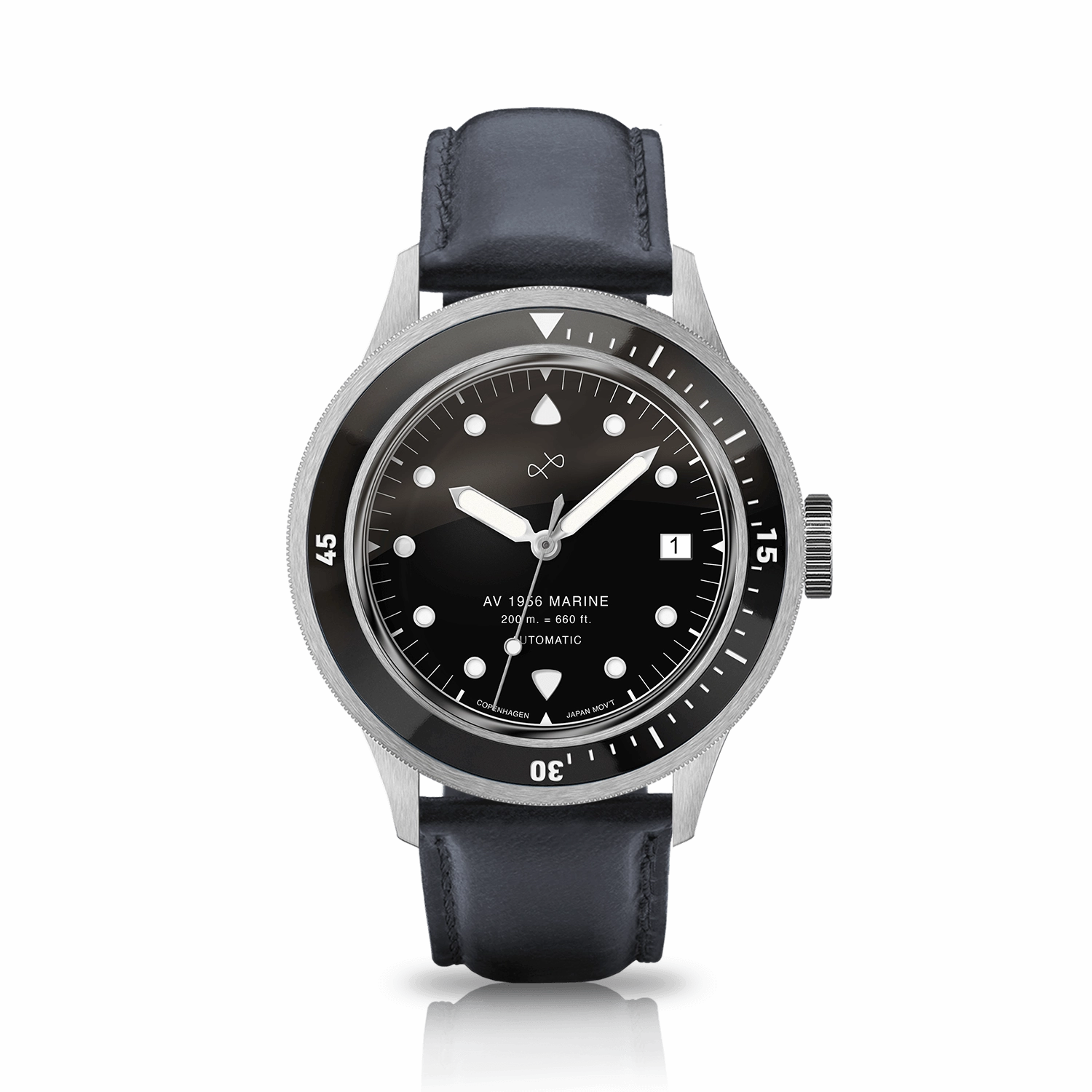 1956 Marine Automatic. Steel / Black