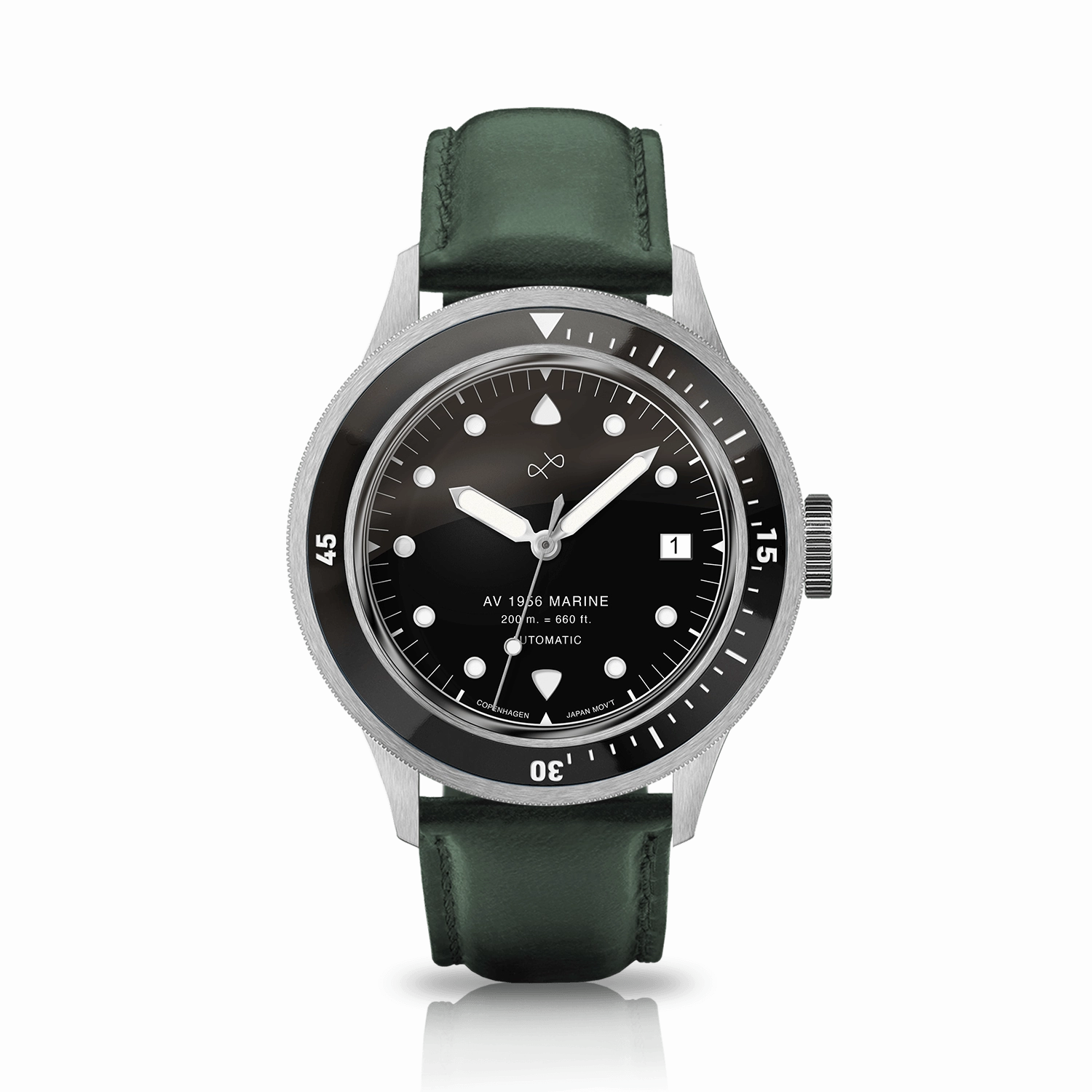 1956 Marine Automatic. Steel / Black