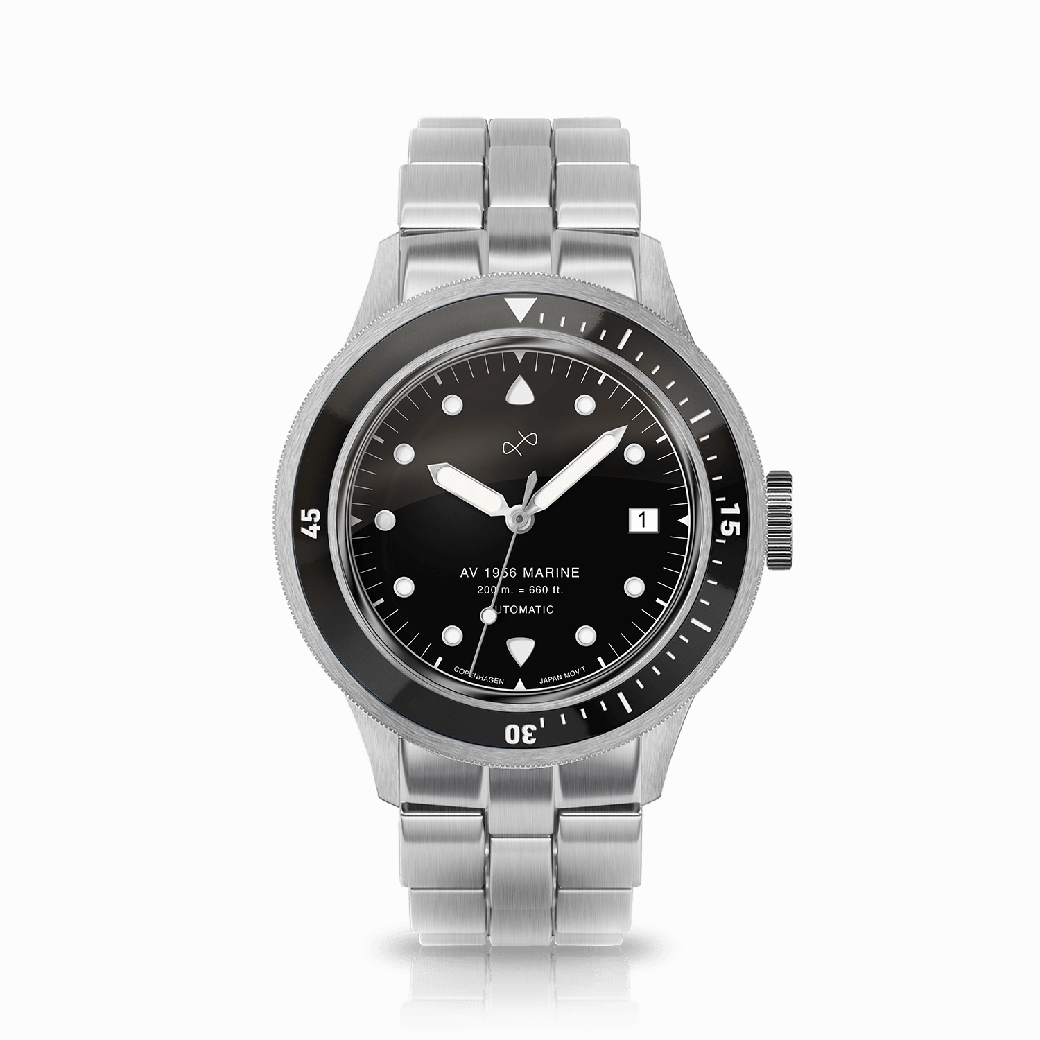 1956 Marine Automatic. Steel / Black