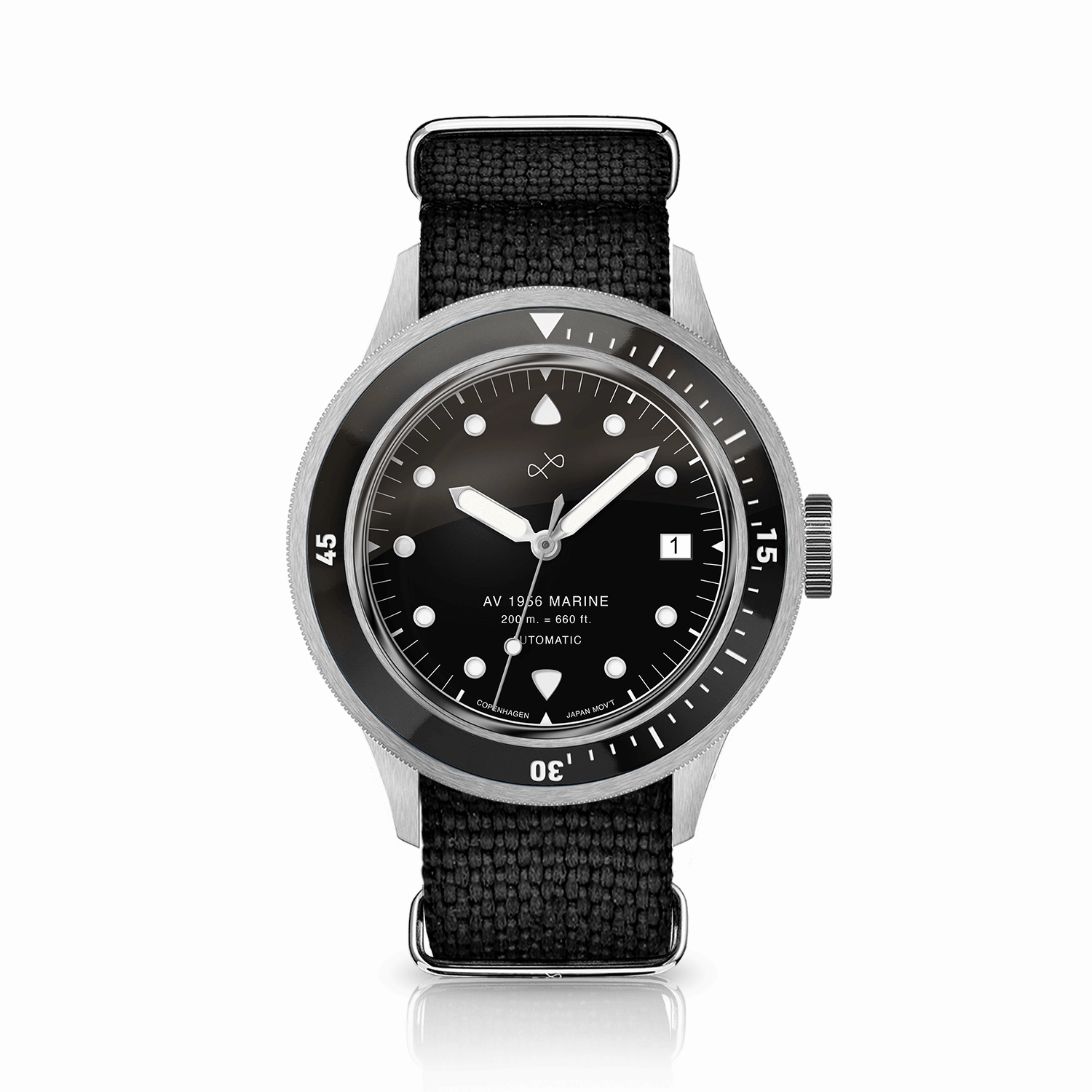 1956 Marine Automatic. Steel / Black