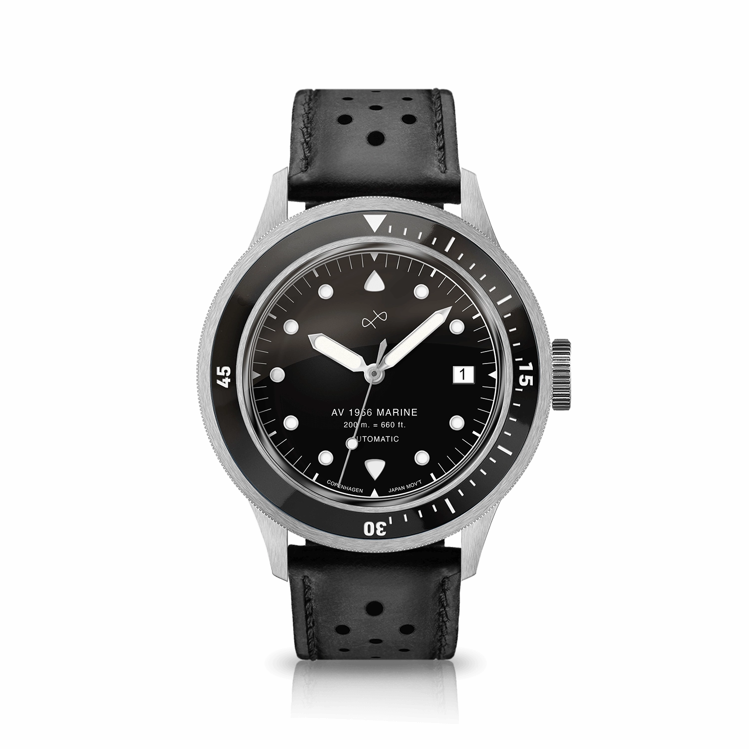 1956 Marine Automatic. Steel / Black