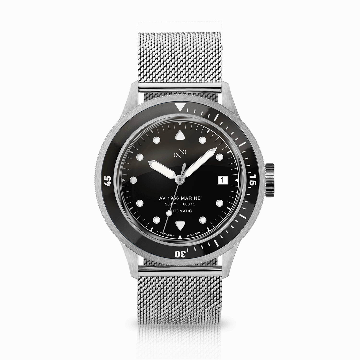 1956 Marine Automatic. Steel / Black