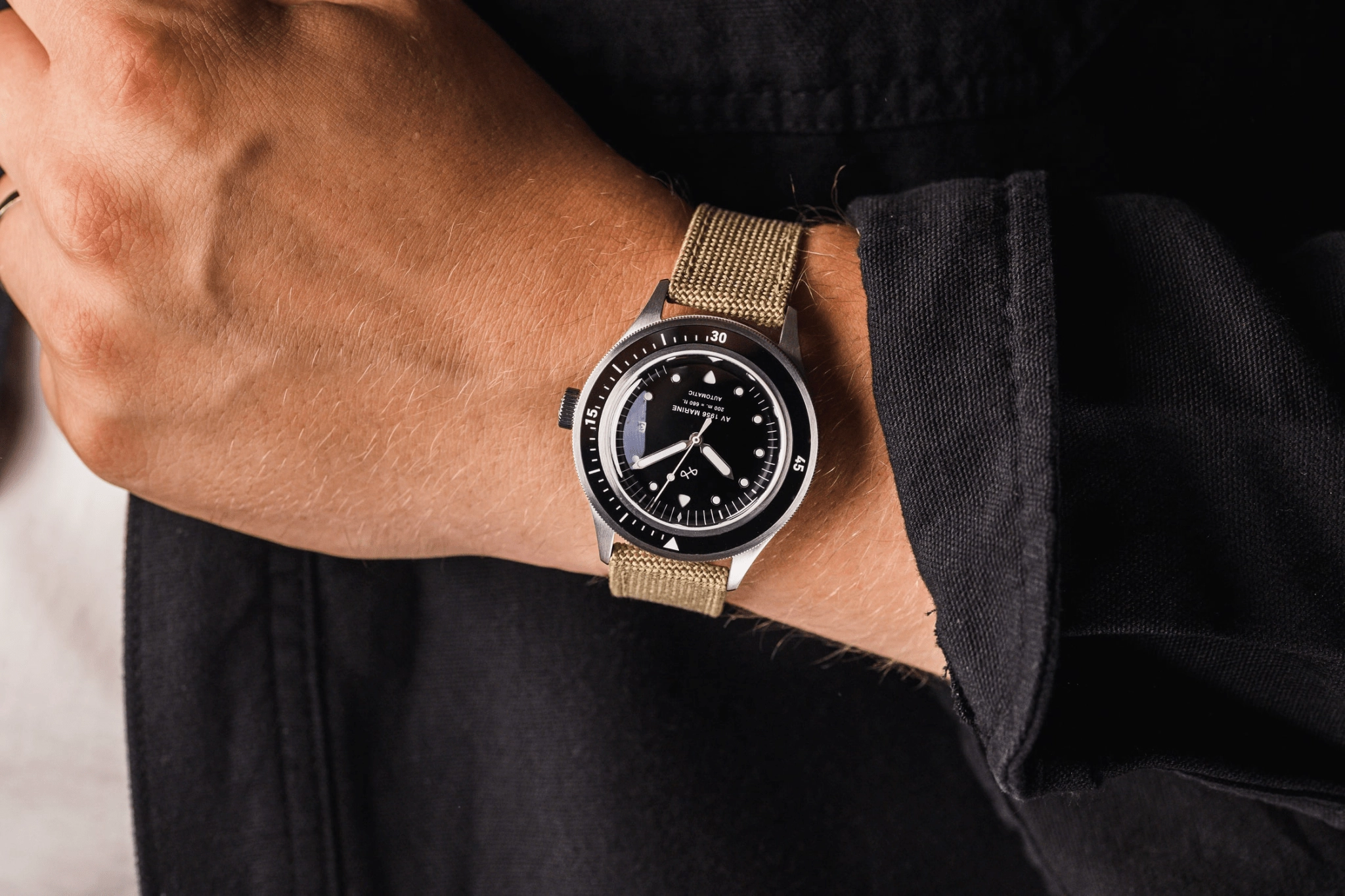 1956 Marine Automatic. Steel / Black