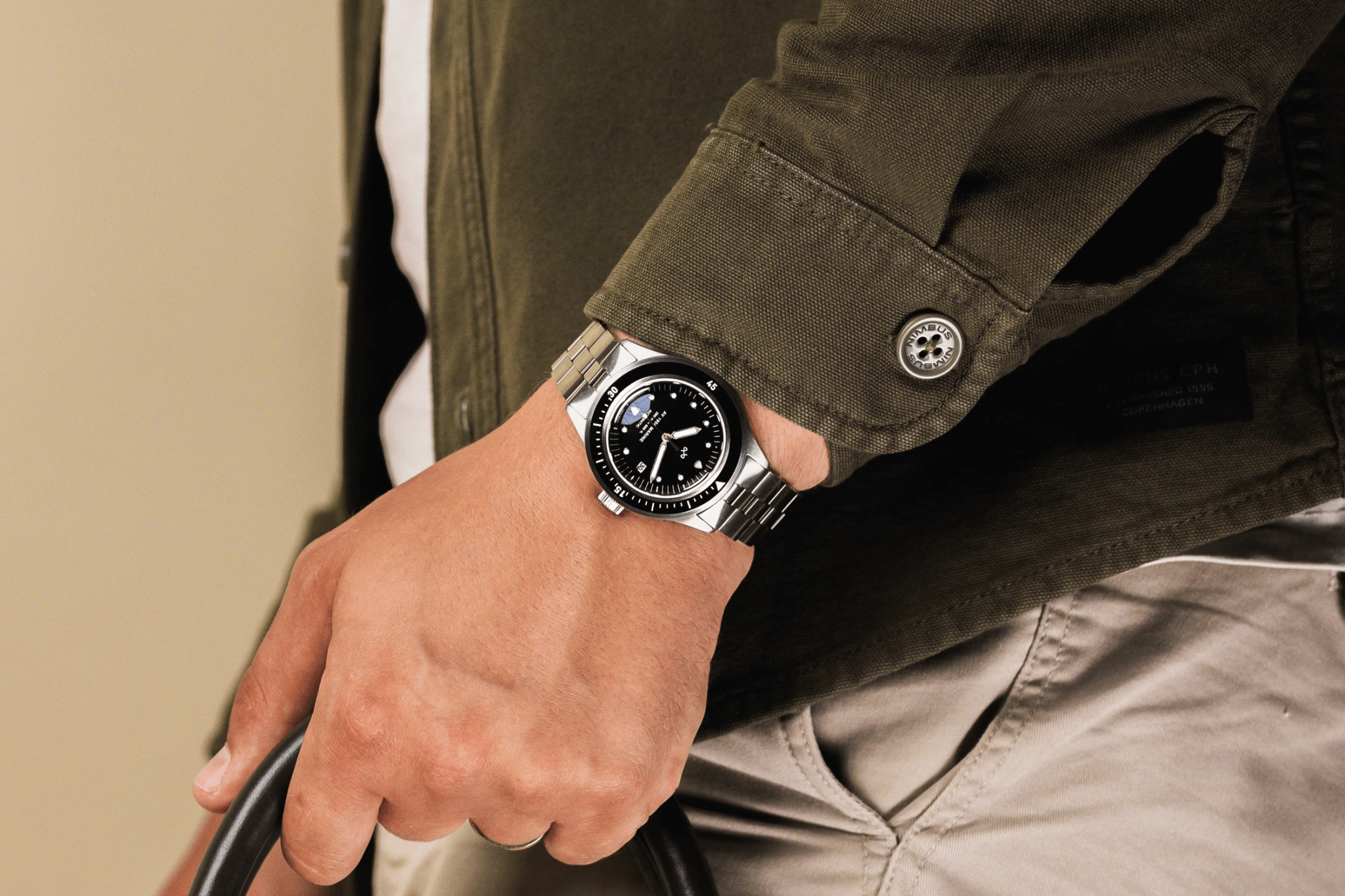 1956 Marine Automatic. Steel / Black