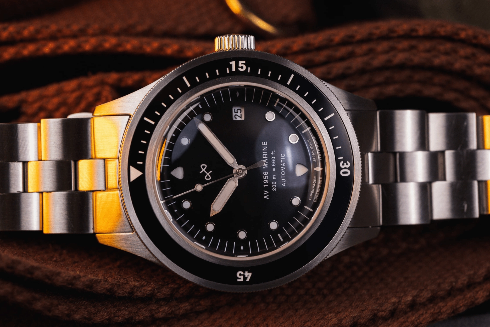 1956 Marine Automatic. Steel / Black