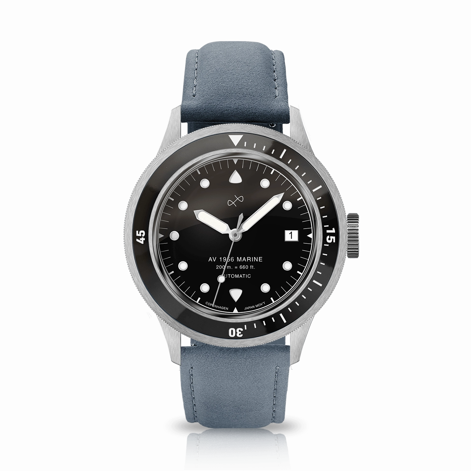 1956 Marine Automatic. Steel / Black