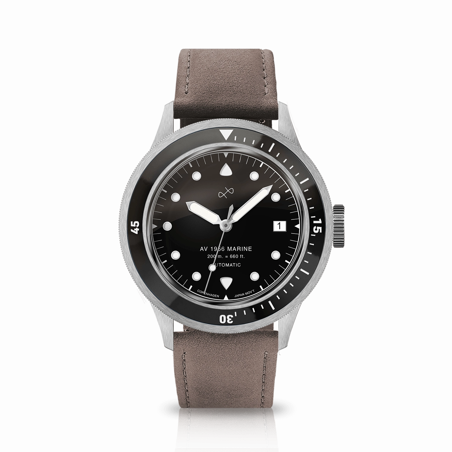 1956 Marine Automatic. Steel / Black