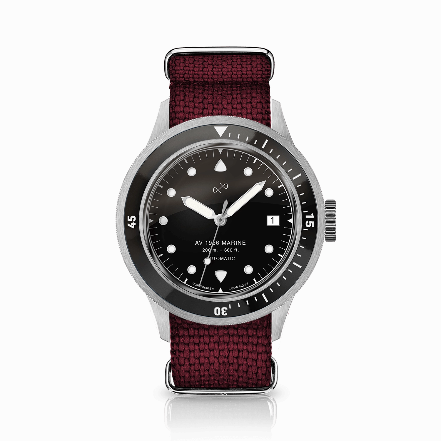 1956 Marine Automatic. Steel / Black