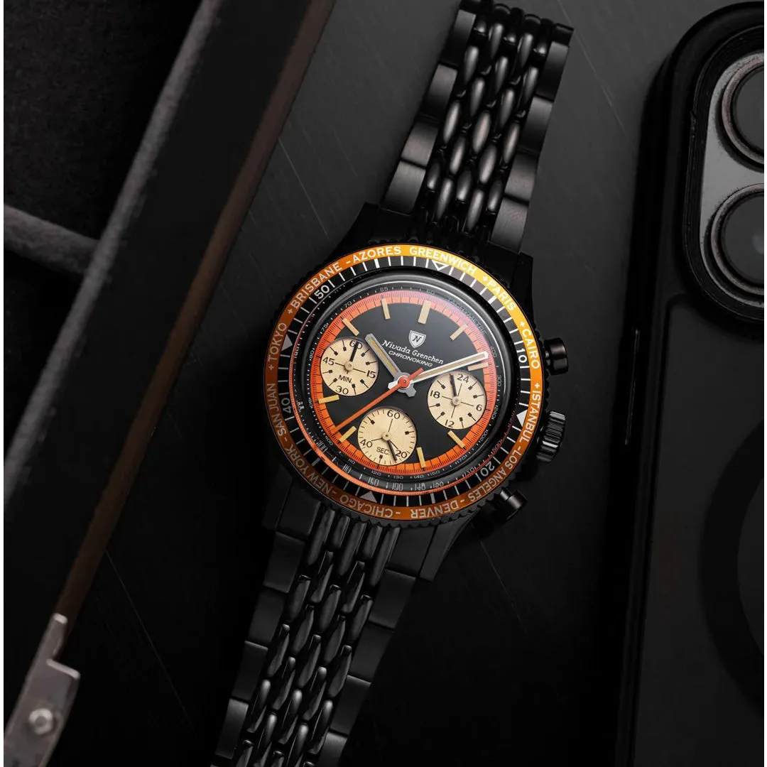 Chronoking Mecaquartz Black