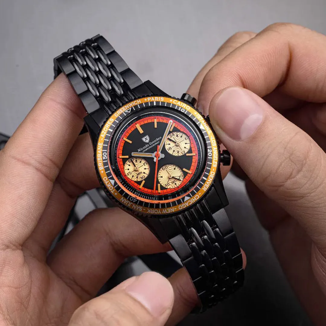 Chronoking Mecaquartz Black