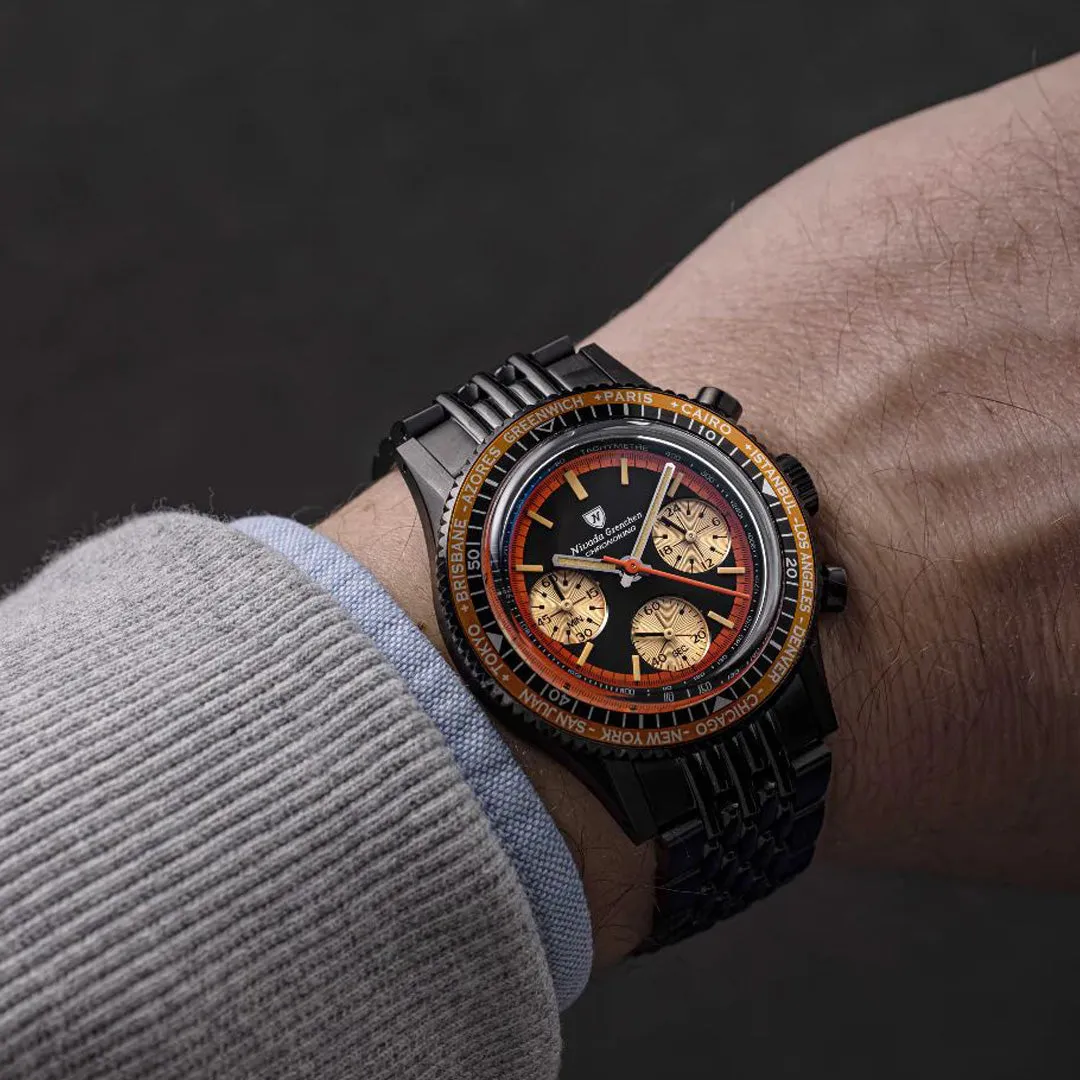 Chronoking Mecaquartz Black