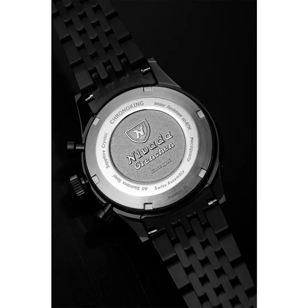 Chronoking Mecaquartz Black