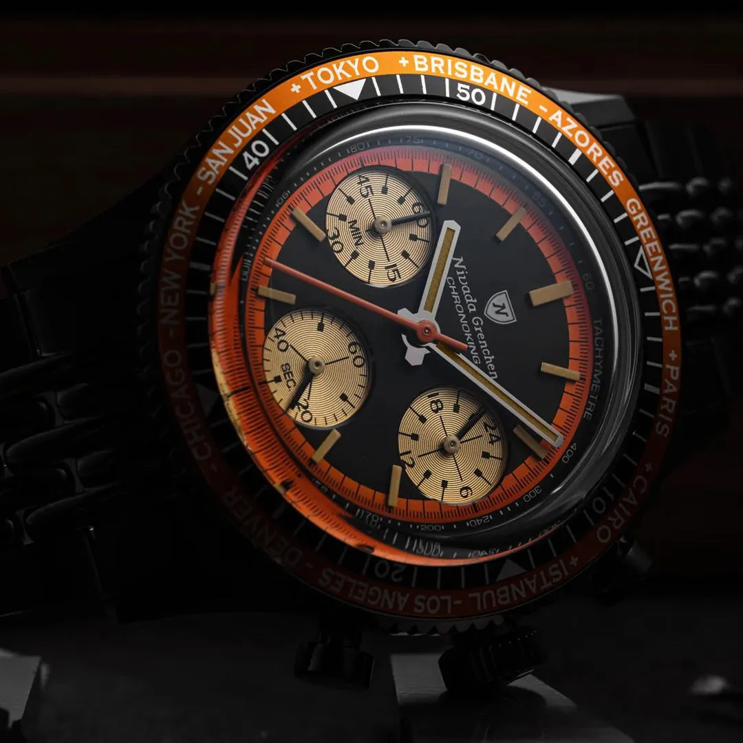 Chronoking Mecaquartz Black