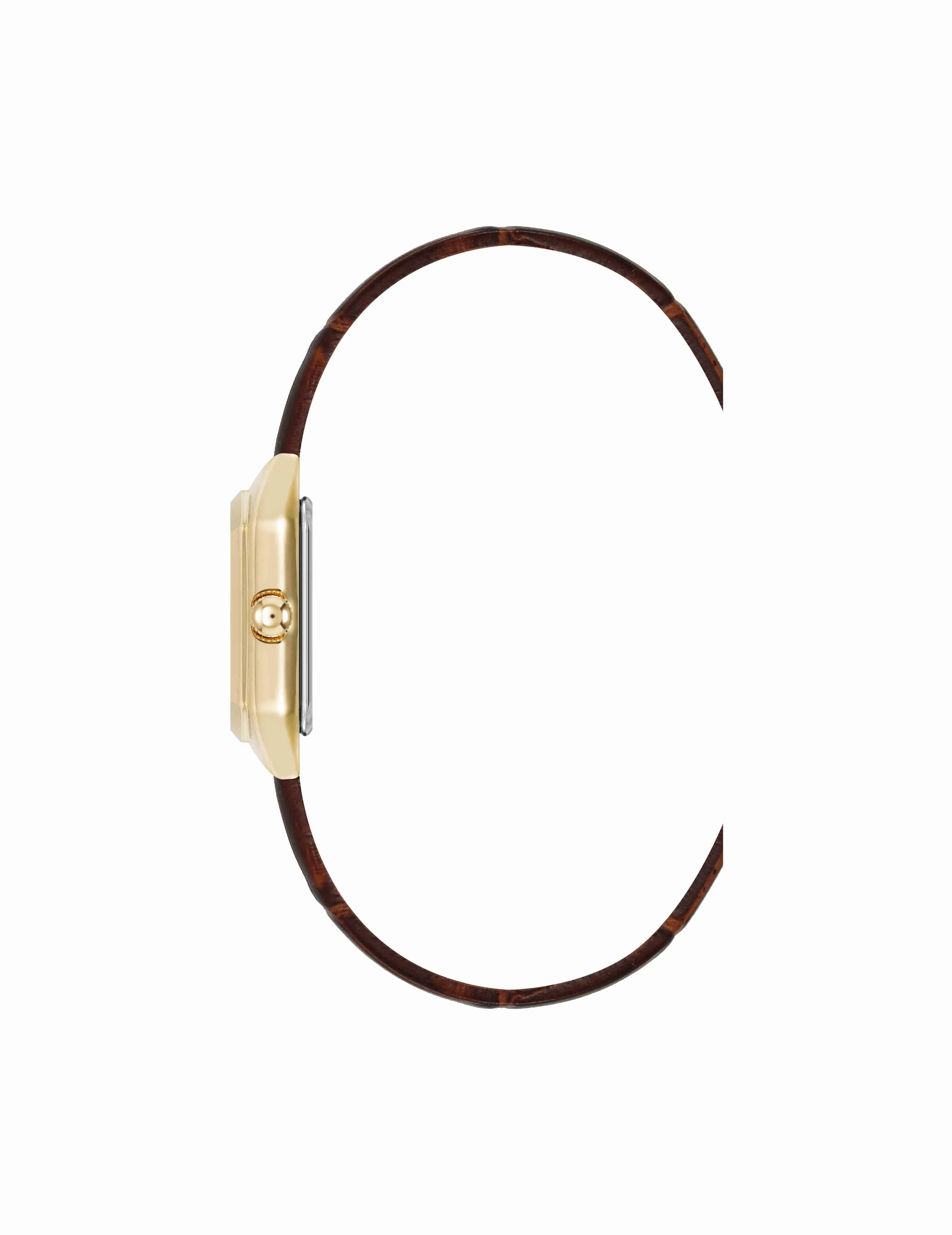 Consider It Octagonal Leather Band Watch
