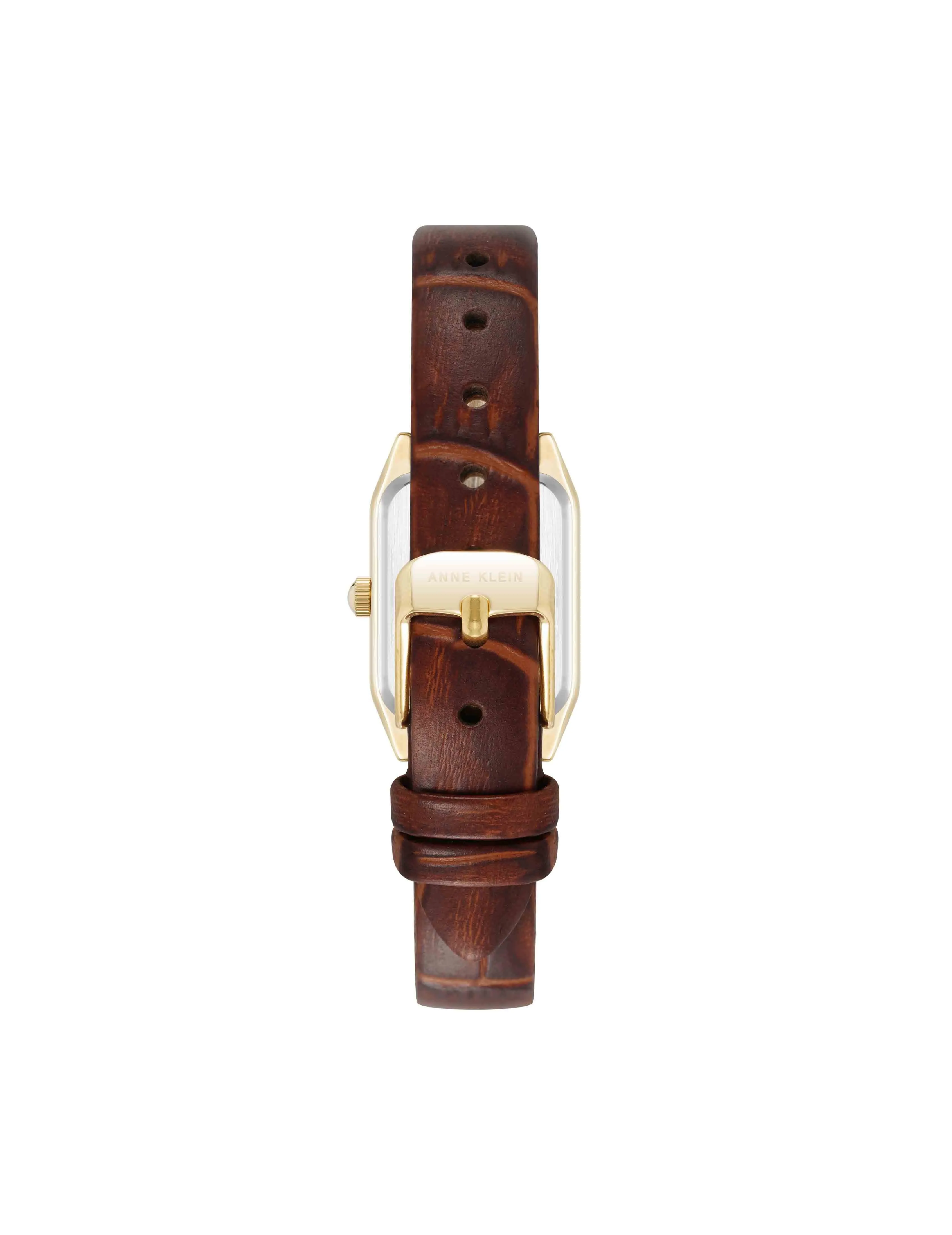 Consider It Octagonal Leather Band Watch