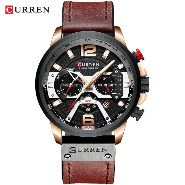Curren Men's Sports Military Chronograph Watch (Dial 4.8cm) - CUR208