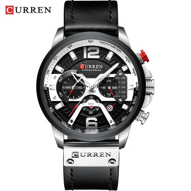 Curren Men's Sports Military Chronograph Watch (Dial 4.8cm) - CUR208