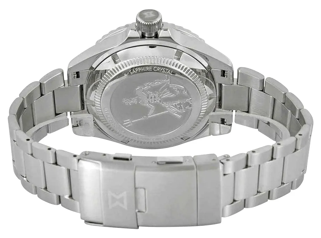Edox Skydiver Neptunian Automatic Stainless Steel Orange Dial Date Divers Mens Watch 80120-3NM-ODN