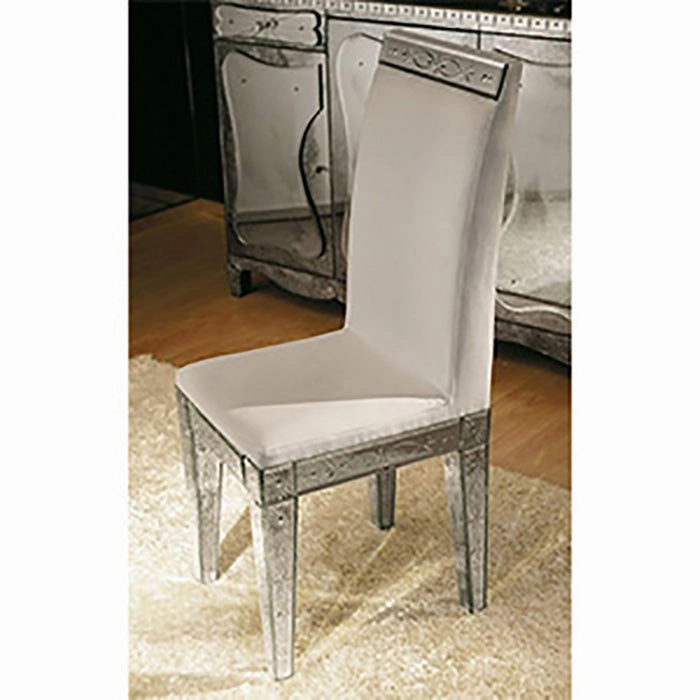 Elegant Engraved Venetian Mirror Chair