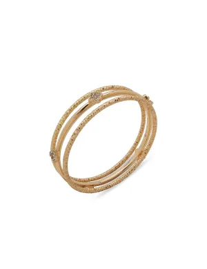 Floral Motif 3Pc Bangle Set