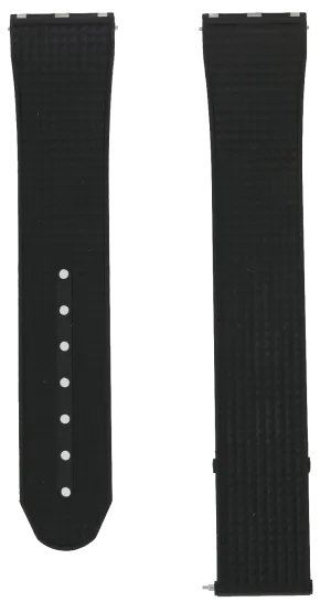 Formex Reef Deployant Black Rubber Strap 22mm