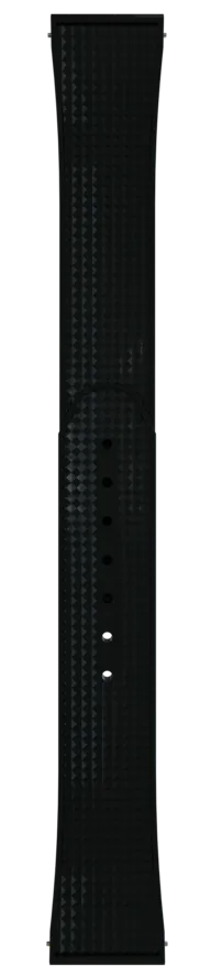 Formex Reef Deployant Black Rubber Strap 22mm