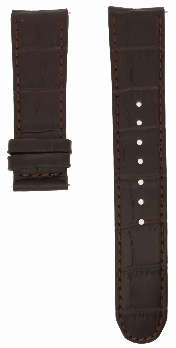Formex Essence Butterfly Brown Leather Strap Croco 22mm