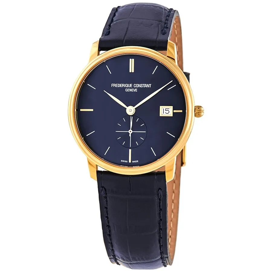 Frederique Constant Slimline Quartz Blue Dial Men's Watch FC-245N4S5