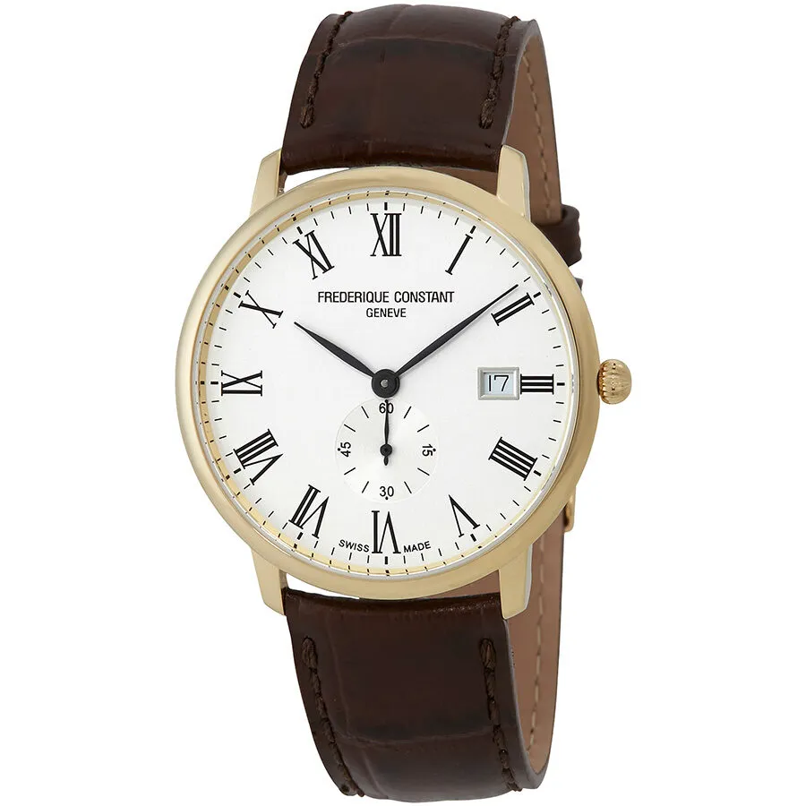 Frederique Constant Slimline White Dial Men's Watch FC-245WR5S5