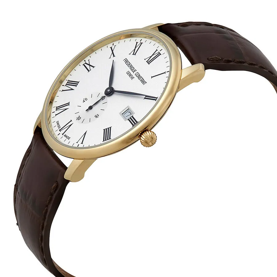 Frederique Constant Slimline White Dial Men's Watch FC-245WR5S5