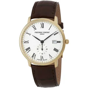 Frederique Constant Slimline White Dial Men's Watch FC-245WR5S5