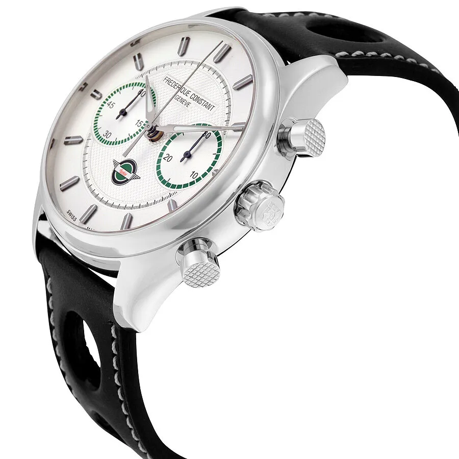 Frederique Constant Vintage Rally Healey Chronograph Automatic Silver Dial Men's Watch FC-397HS5B6