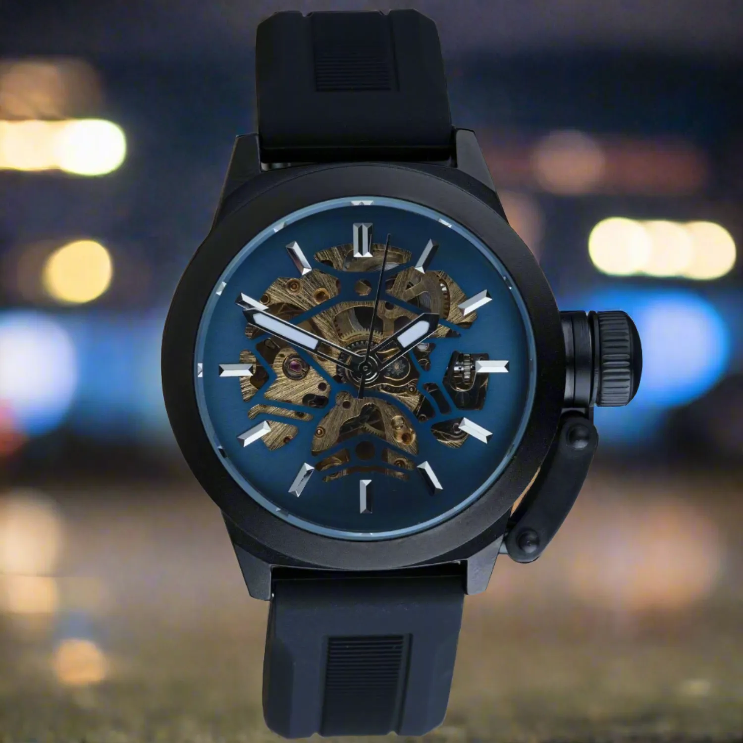 Jet Automatic Cobalt Blue Watch