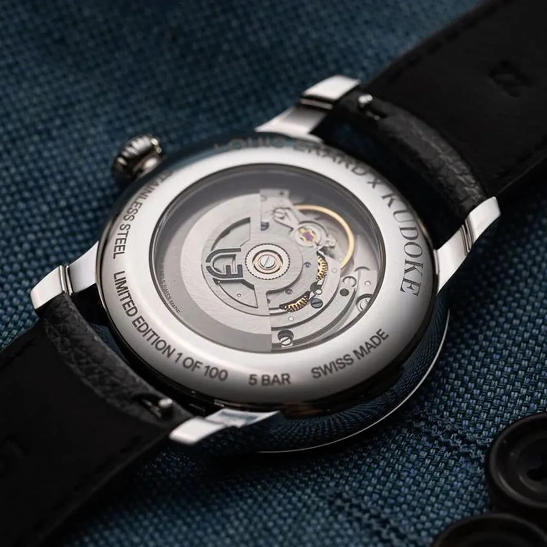 Le Régulateur Louis Erard x Kudoke Light Blue