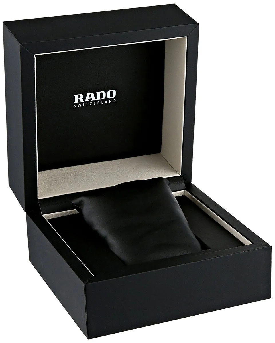 Limited Edition Rado DiaMaster RHW1 XXL Bronze Colored Ultra-Light High-Tech Ceramic Black Leather Black Dial Manual-Winding Mens Watch R14586155