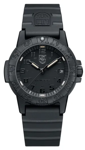 Luminox Sea Turtle CARBONOX Black Rubber Strap Black Dial Date Quartz Mens Watch XS.0301.BO.L