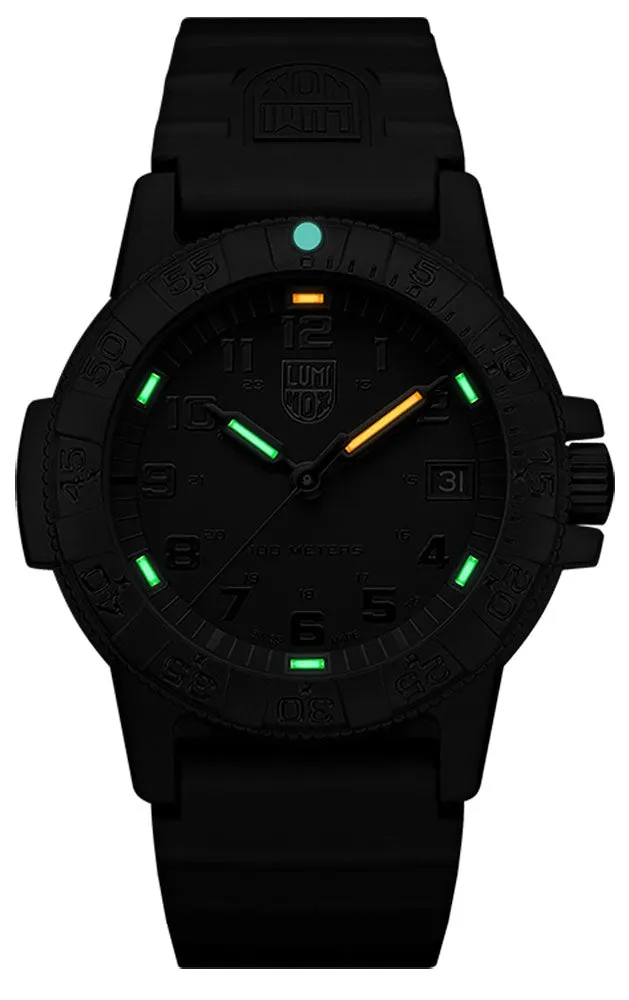 Luminox Sea Turtle CARBONOX Black Rubber Strap Black Dial Date Quartz Mens Watch XS.0301.BO.L