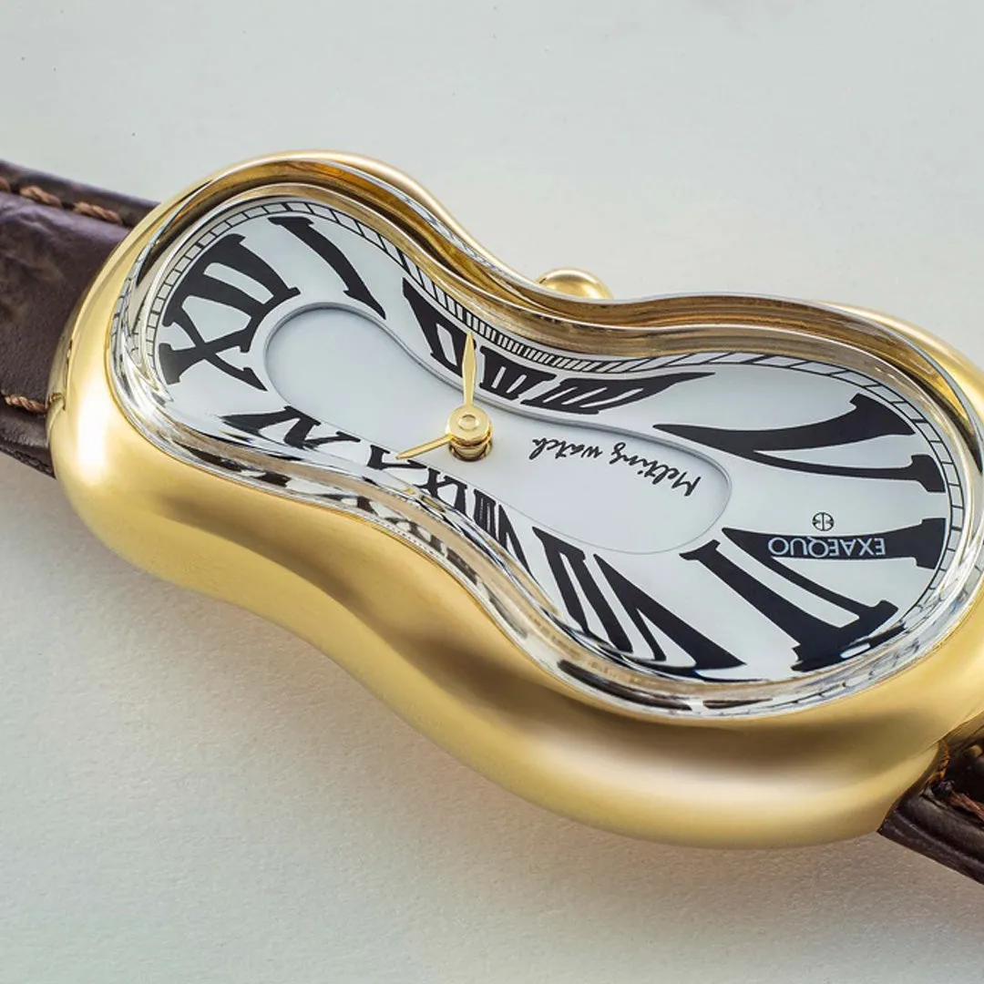 Melting Watch Gold White